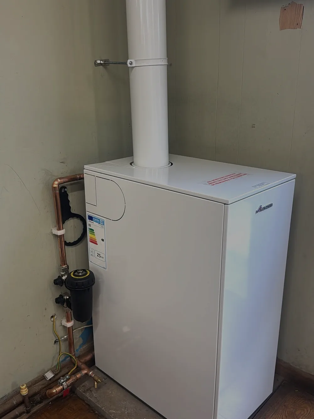 New Worcester Bosch floor-standing boiler installed by Forge Climate in Nuneaton